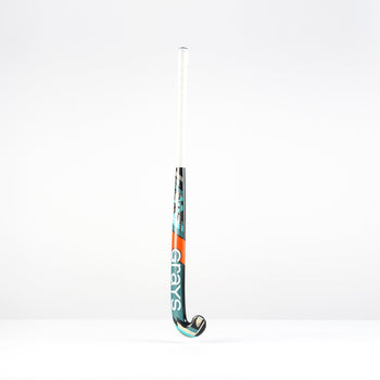 HAKA25Composite Sticks ZW7 Stick JB Maxi Black Aqua, Back Angle