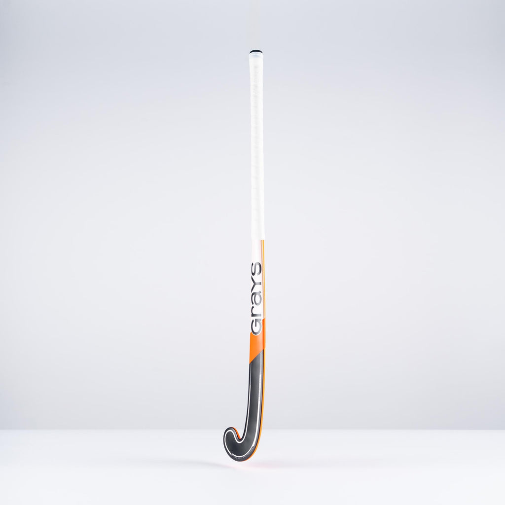 HBAP25Wooden Sticks DB5i Dynabow Wood Hybrid Indoor Hockey Stick Orange & White, Face Angle