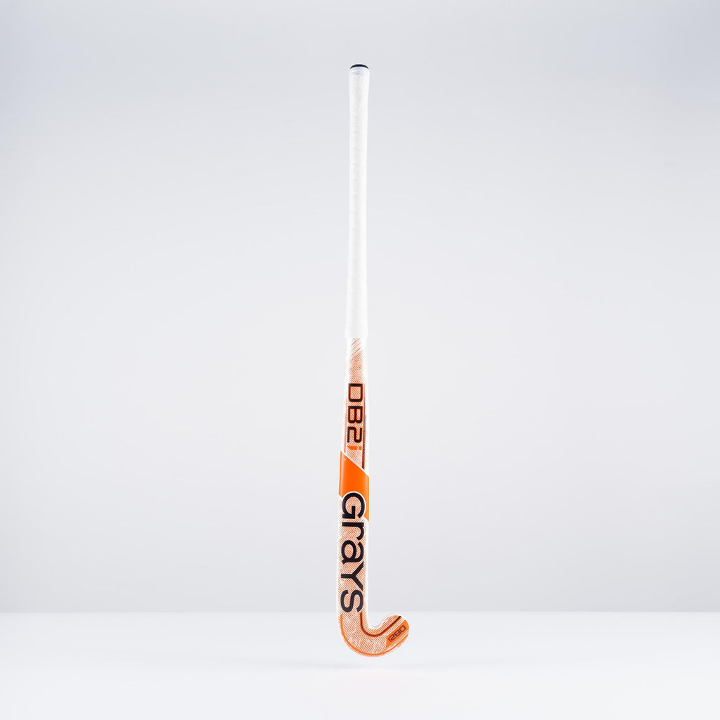 HBAS25Wooden Sticks DB2i Dynabow Wood Hybrid Indoor Hockey Stick White & Orange Back