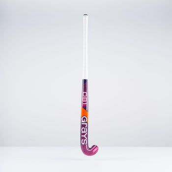 HBAU25Wooden Sticks DB1i Dynabow Wood Hybrid Indoor Hockey Stick Dark Navy & Pink Back