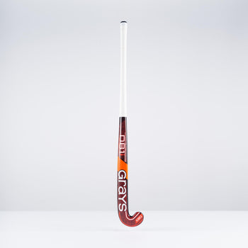 HBAU25Wooden Sticks  DB1i Dynabow Wood Hybrid Indoor Hockey Stick Black & Hot Red Back