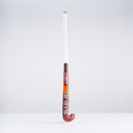 HBAU25Wooden Sticks  DB1i Dynabow Wood Hybrid Indoor Hockey Stick Black & Hot Red Back Angle