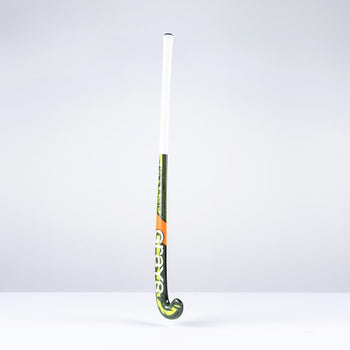 HBBA26Wooden Sticks GT Impulse Flouro Yellow, Back Angle