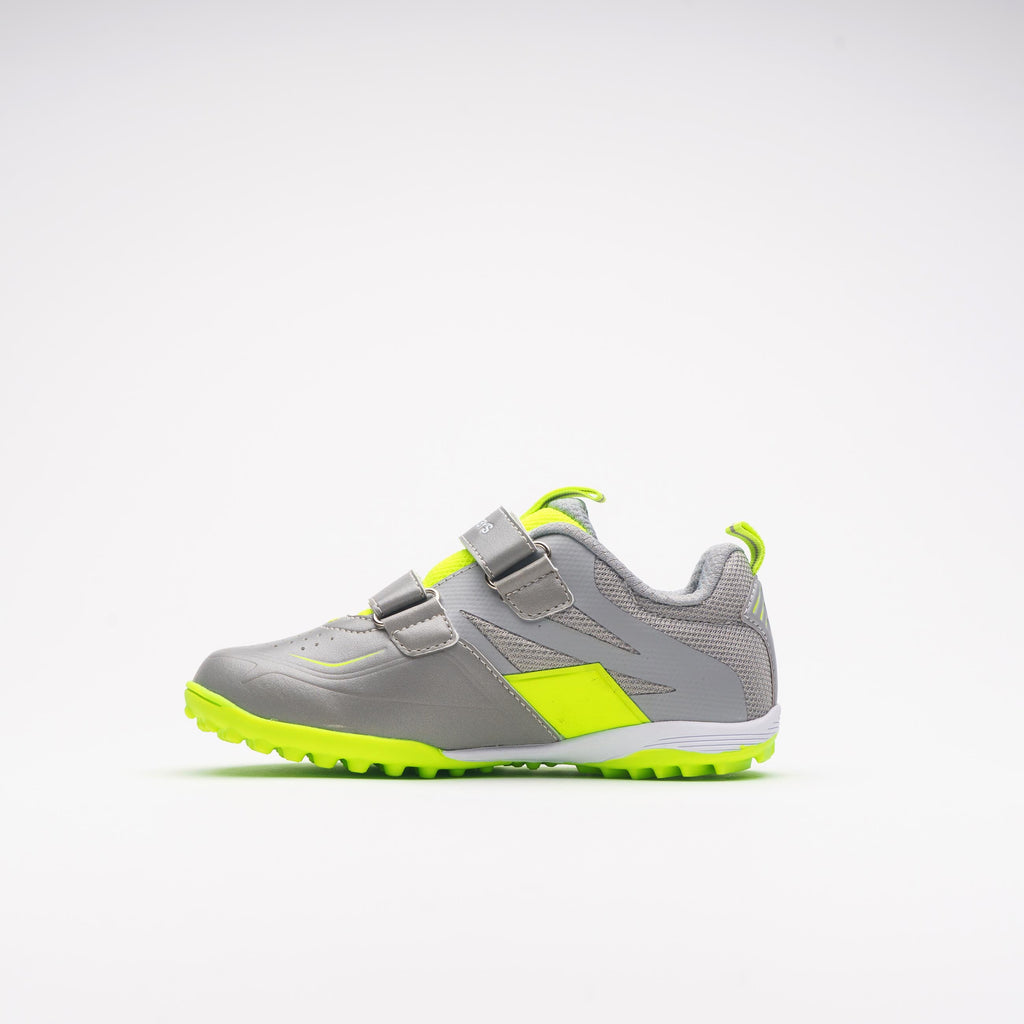 HSEF24Shoes Grey F Yellow Mini Hockey Shoe, Instep