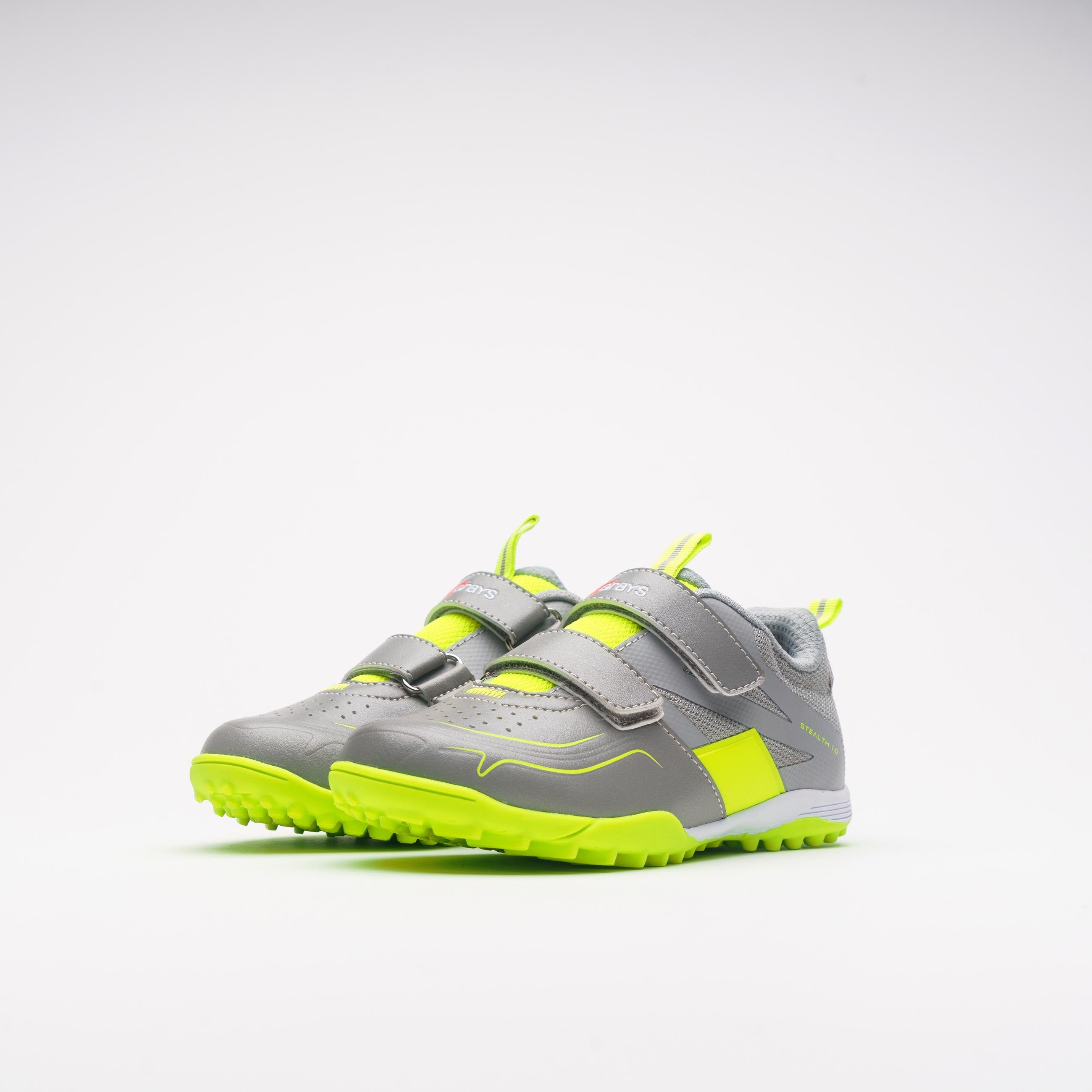 HSEF24Shoes Grey F Yellow Mini Hockey Shoe, Pair
