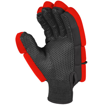 2600 HGBA20 6210805 Glove Proflex 1000 Black & Fluoro Red, Main Palm