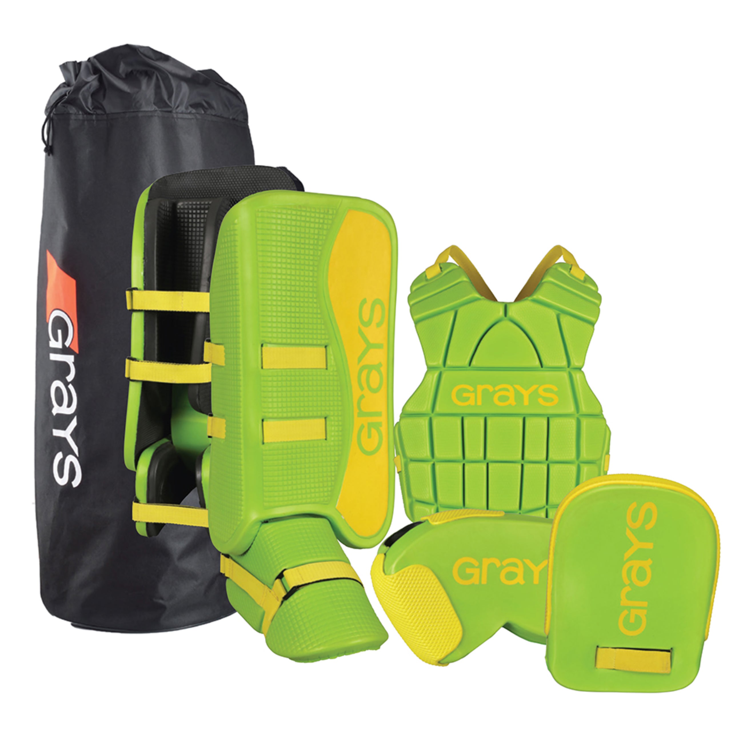 2600 HWFA19 701100 G90 Goalie Set (Lime Fluo Yellow)