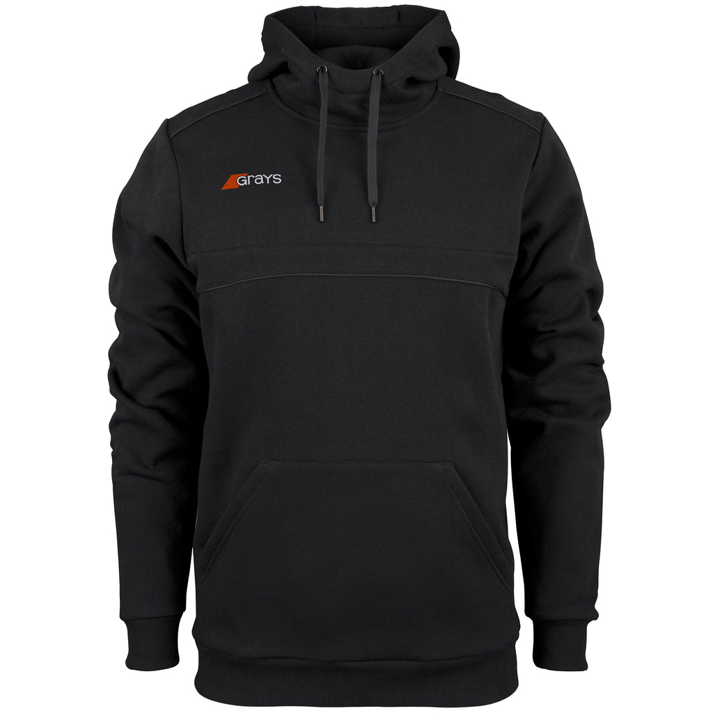 2600 6112505 Top Hoodie Point Black Front