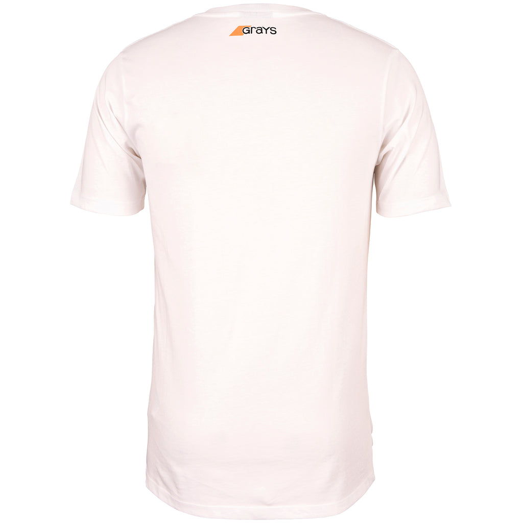 2600 6113805 Tee Tangent White, Back