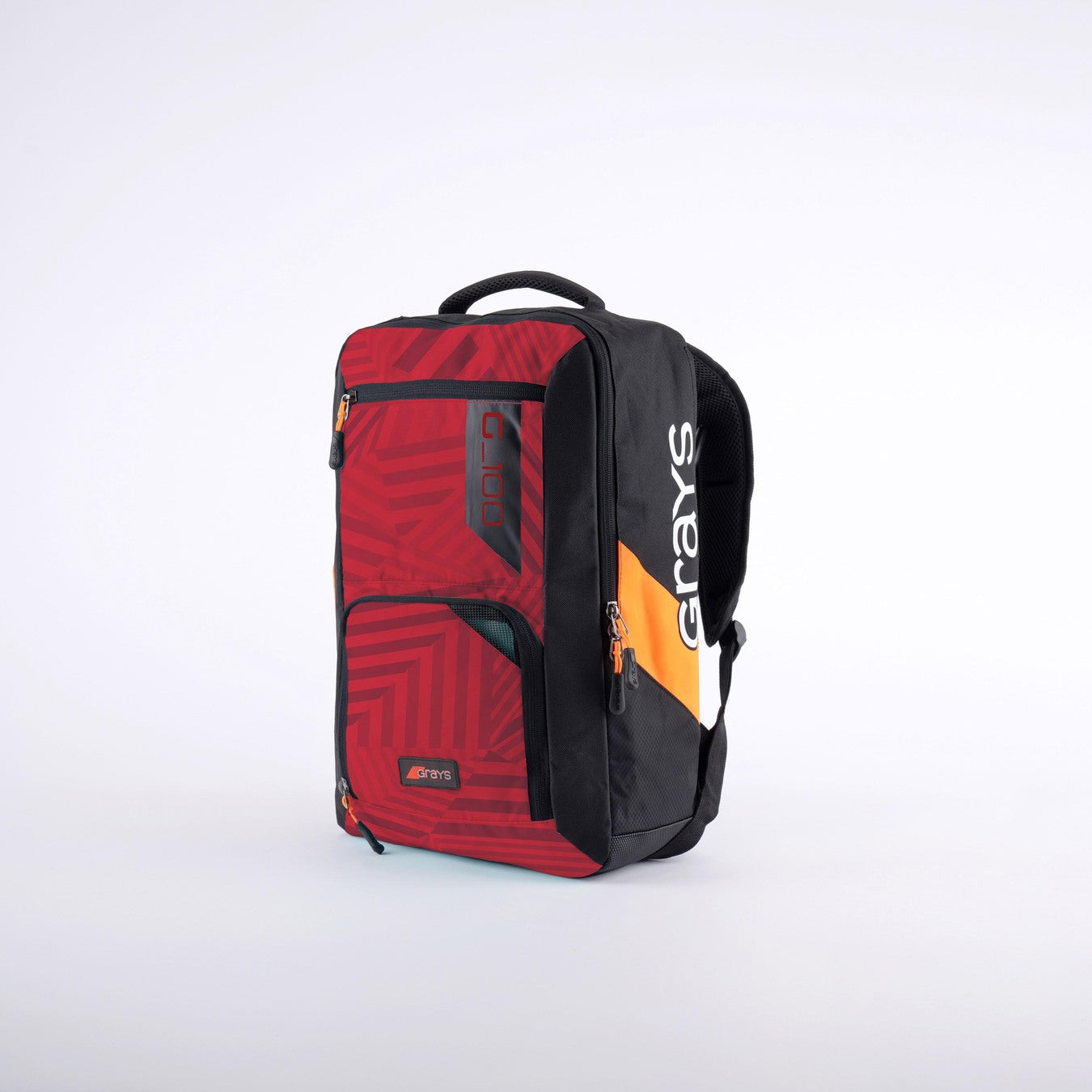 HHIA22Bags Rucksack G100 Black Red Front