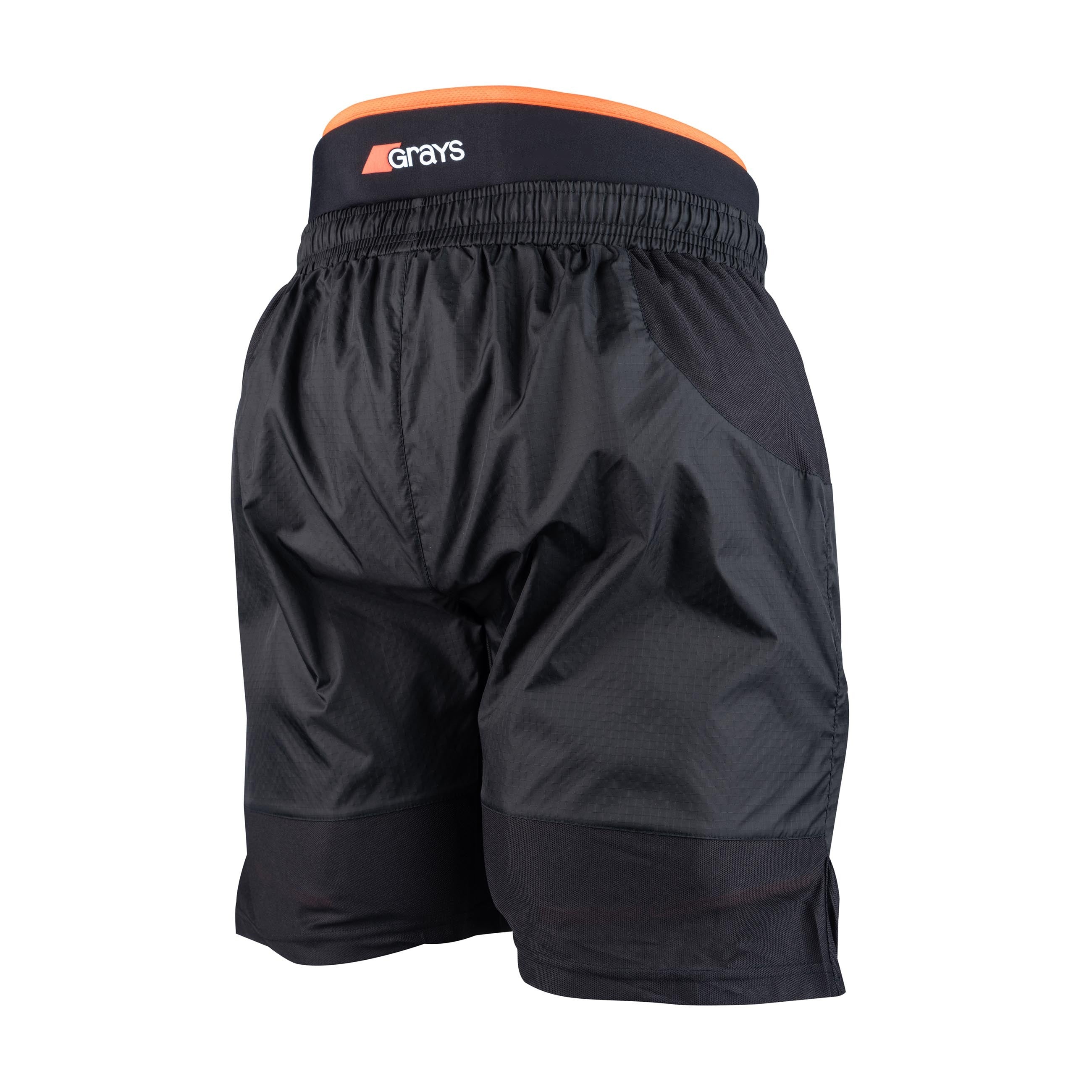 HWAE23Goalkeeping Kit Goalkeeping Elite Pro Overshorts Black, Back Angle