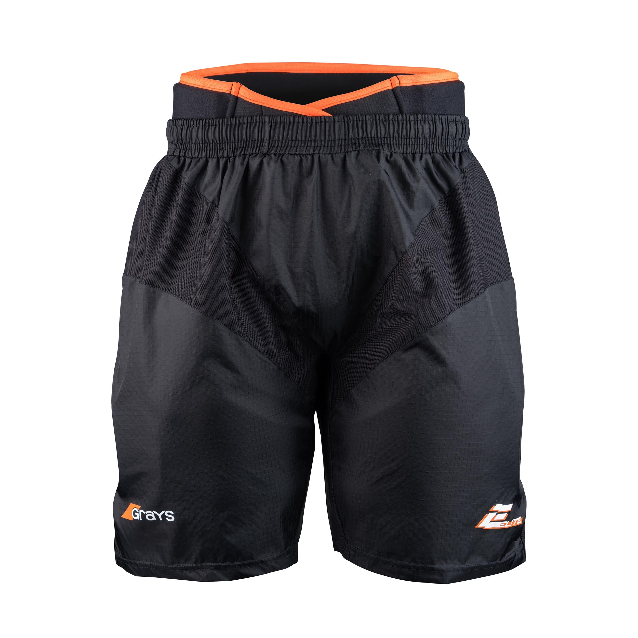 HWAE23Goalkeeping Kit Goalkeeping Elite Pro Overshorts Black Front