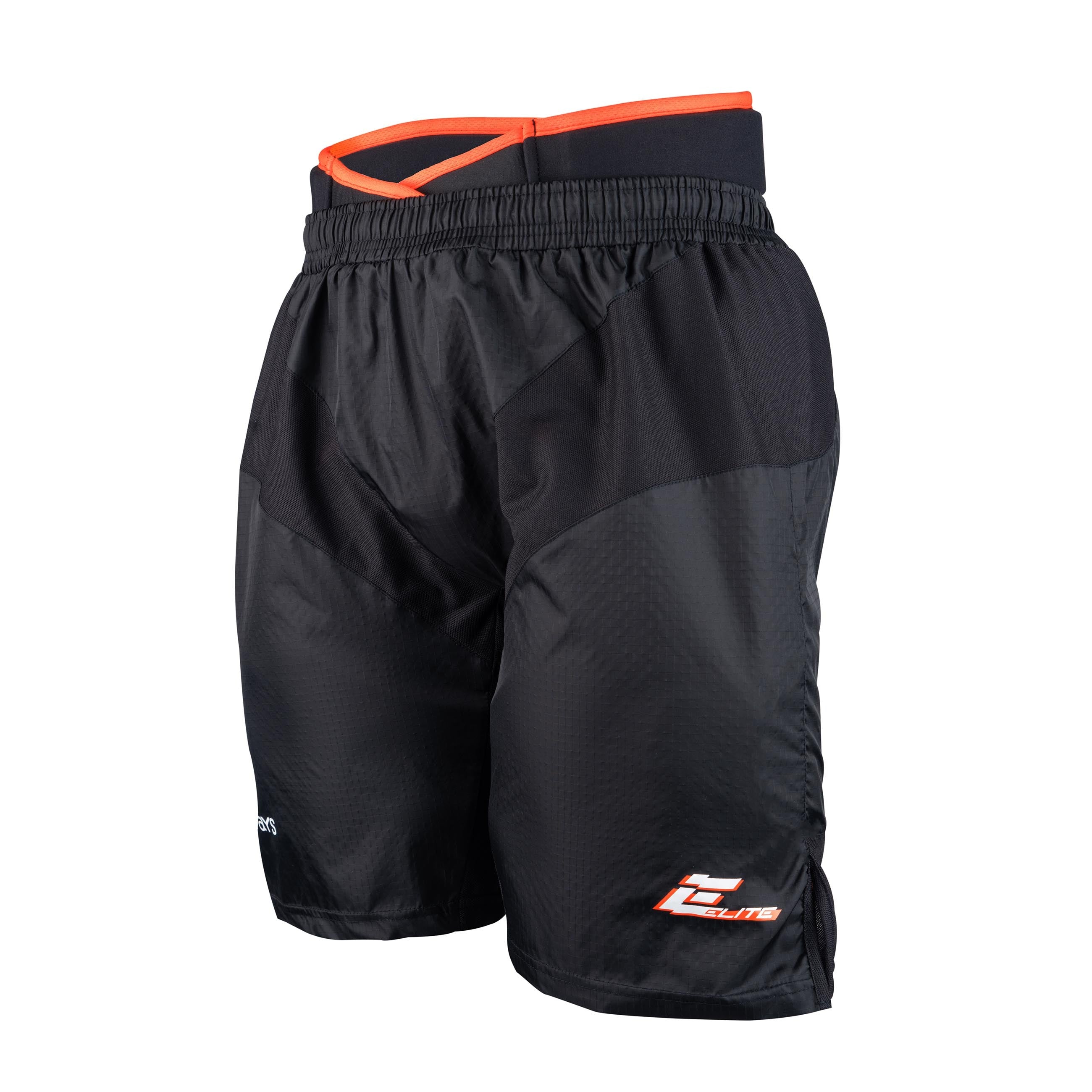 HWAE23Goalkeeping Kit Goalkeeping Elite Pro Overshorts Black, Front Angle